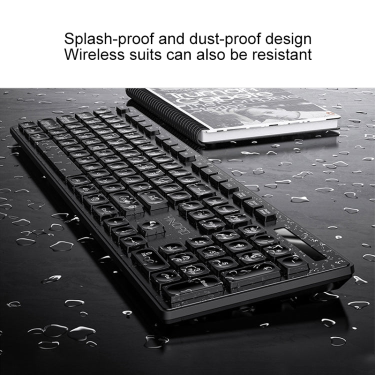 YINDIAO V3 Max Business Office Silent Wireless Keyboard Mouse Set (White) - free shipping - PMC Jewellery - Order now!