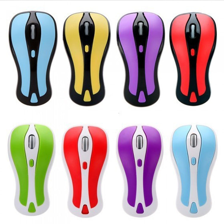 PR-01 6D Gyroscope Fly Air Mouse 2.4G USB Receiver 1600 DPI Wireless Optical Mouse for Computer PC Android Smart TV Box (Purple + Black) - free shipping - PMC Jewellery - Order now!