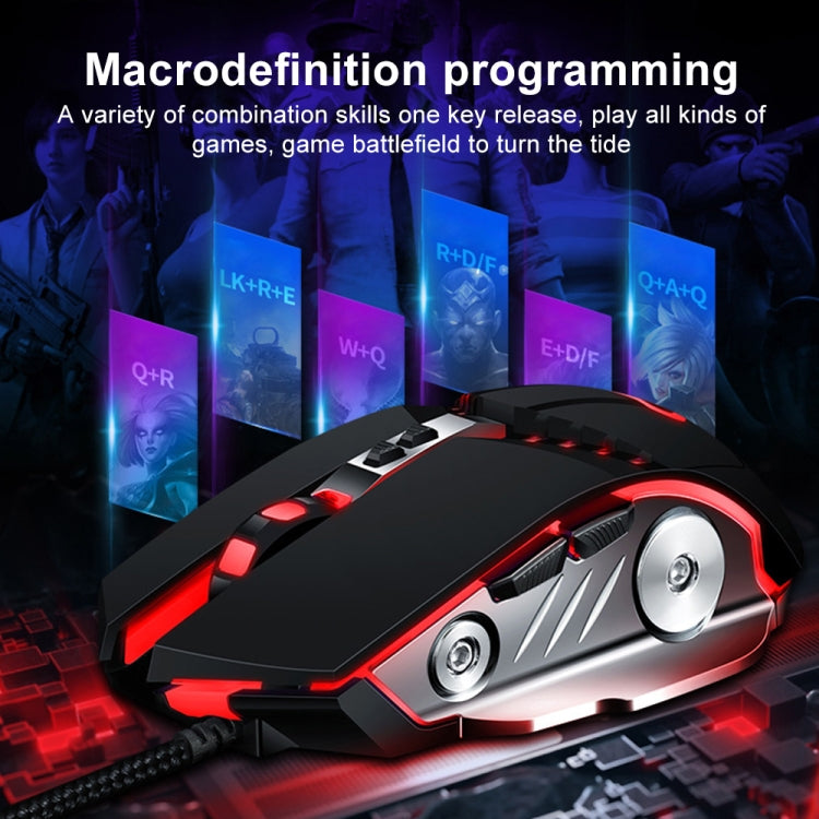 GM20 3200DPI 4-modes Adjustable 7-keys RGB Light Wired Gaming Mouse (White) - Wired Mice by PMC TechLife | Online Shopping South Africa | PMC TechLife | Buy Now Pay Later Mobicred