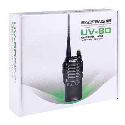 BAOFENG UV-8D Professional Dual Band Dual PTT Key Two-way Radio Walkie Talkie FM Transmitter - Handheld Walkie Talkie by BAOFENG | Online Shopping South Africa | PMC Jewellery | Buy Now Pay Later Mobicred