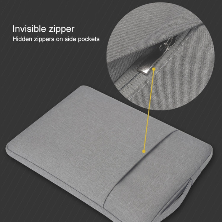 POFOKO C210 15.6 inch Denim Business Laptop Liner Bag(Grey) - 15 inch by POFOKO | Online Shopping South Africa | PMC TechLife | Buy Now Pay Later Mobicred