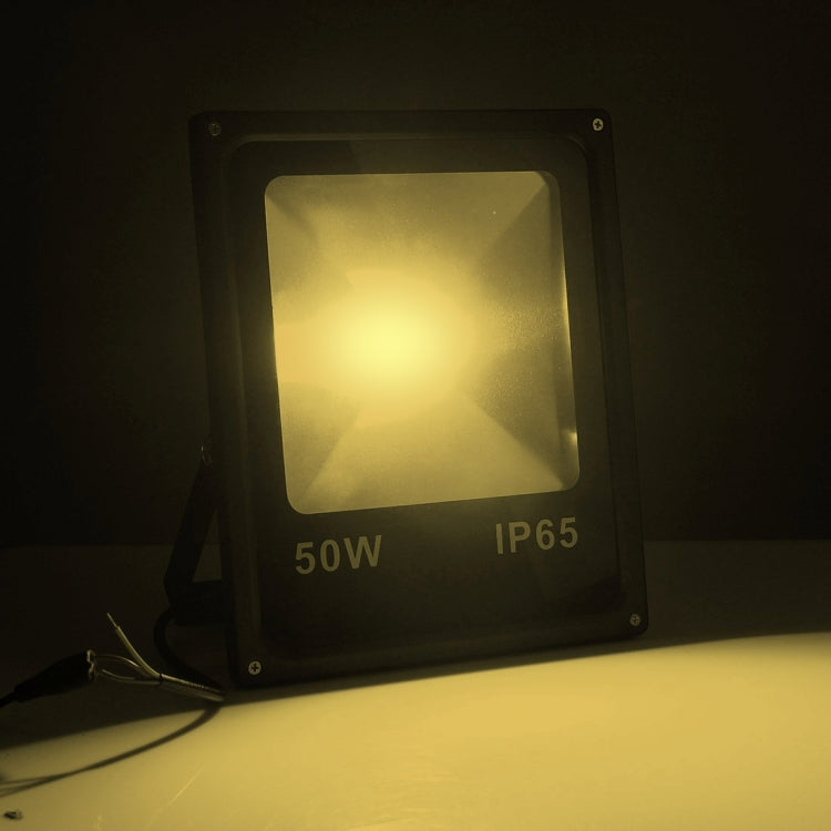 50W IP65 Waterproof White Light LED Floodlight, 4500LM LED Light, AC 85-265V(Warm White) - Floodlights by PMC Jewellery | Online Shopping South Africa | PMC Jewellery | Buy Now Pay Later Mobicred