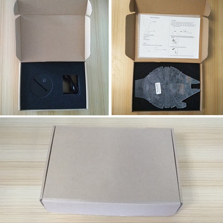 Cock Shape 3D Colorful LED Vision Light Table Lamp, USB Touch Version - Novelty Lighting by PMC TechLife | Online Shopping South Africa | PMC TechLife | Buy Now Pay Later Mobicred