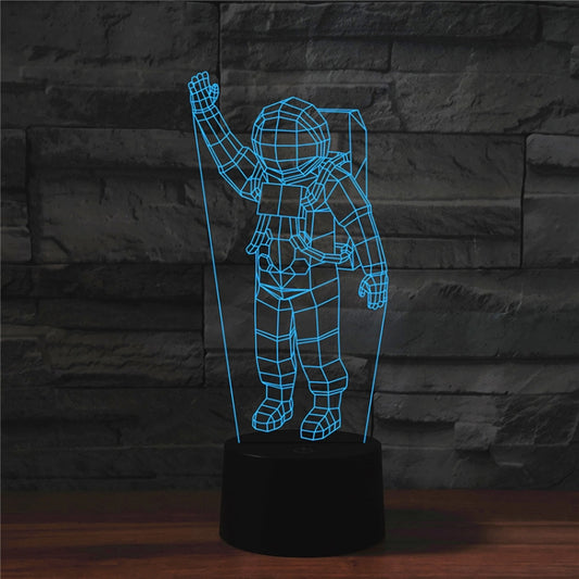 Astronaut Shape 3D Colorful LED Vision Light Table Lamp, USB & Battery Version - Novelty Lighting by PMC Jewellery | Online Shopping South Africa | PMC Jewellery | Buy Now Pay Later Mobicred