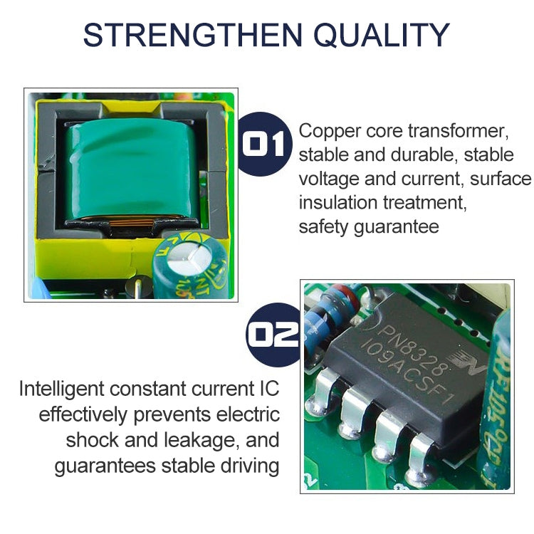 4-7W LED Driver Adapter Isolated Power Supply AC 85-265V to DC 12-26V - LED Drivers by PMC TechLife | Online Shopping South Africa | PMC TechLife