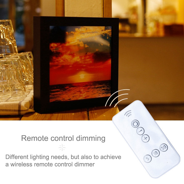 Dimming Warm White Light Photo Frame LED Decoration Light, Remote Control Creative Night Light Lamp Novelty Gift - Night Lights by PMc TechLife | Online Shopping South Africa | PMc TechLife | Buy Now Pay Later Mobicred