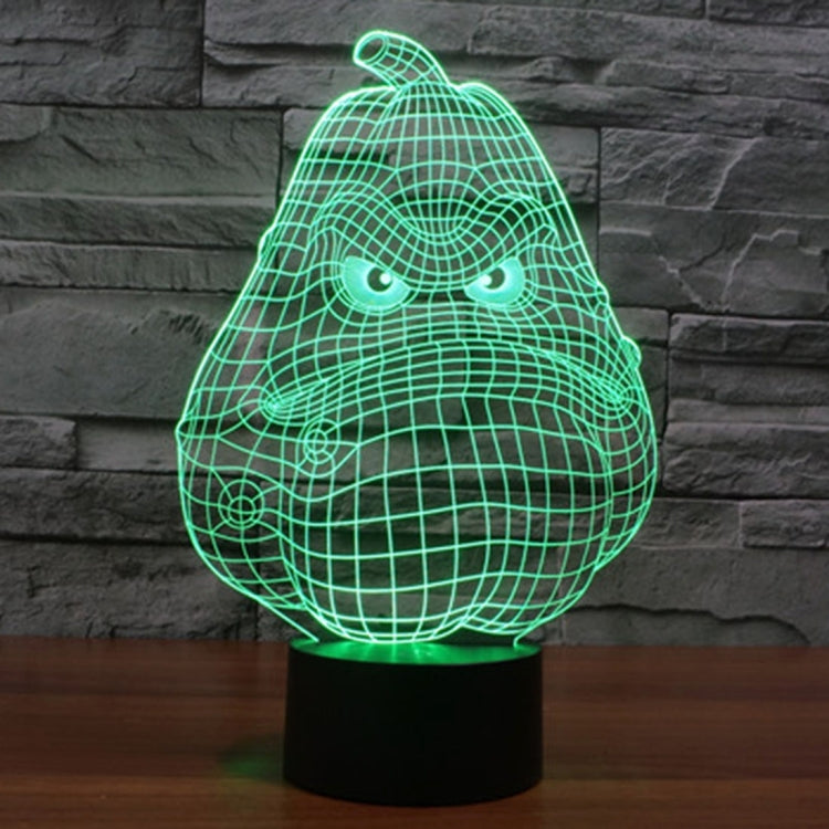 White Gourd Style 3D Touch Switch Control LED Light , 7 Color Discoloration Creative Visual Stereo Lamp Desk Lamp Night Light - free shipping - PMC TechLife - Order now!