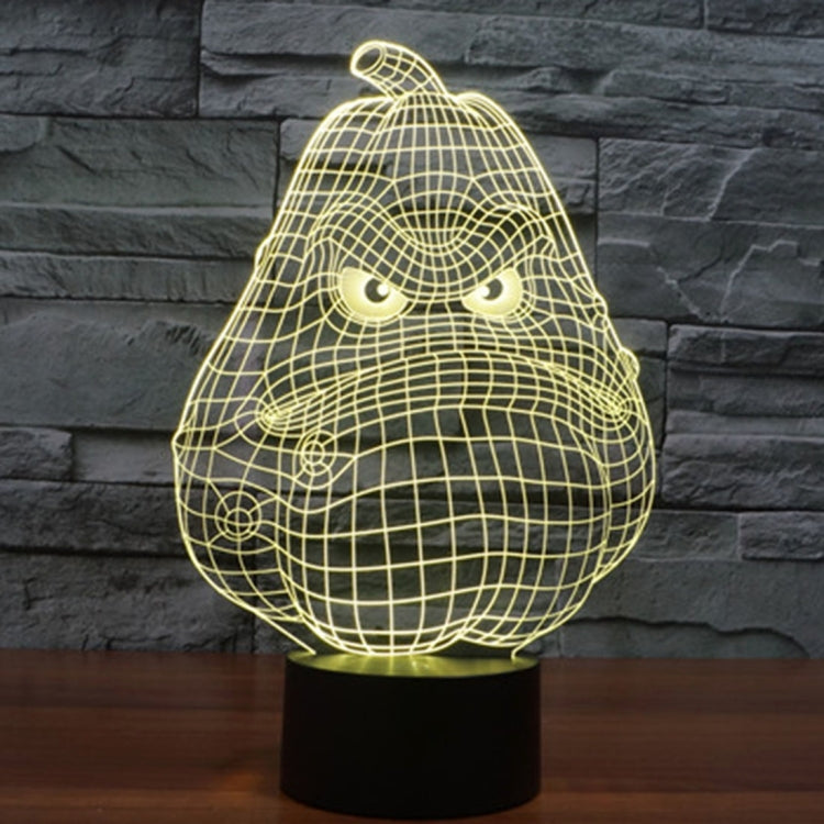 White Gourd Style 3D Touch Switch Control LED Light , 7 Color Discoloration Creative Visual Stereo Lamp Desk Lamp Night Light - free shipping - PMC TechLife - Order now!