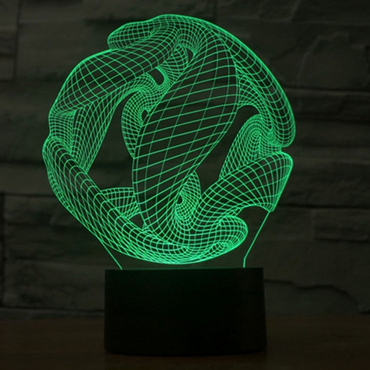 Abstract Style 3D Touch Switch Control LED Light , 7 Color Discoloration Creative Visual Stereo Lamp Desk Lamp Night Light - Novelty Lighting by PMC TechLife | Online Shopping South Africa | PMC TechLife | Buy Now Pay Later Mobicred