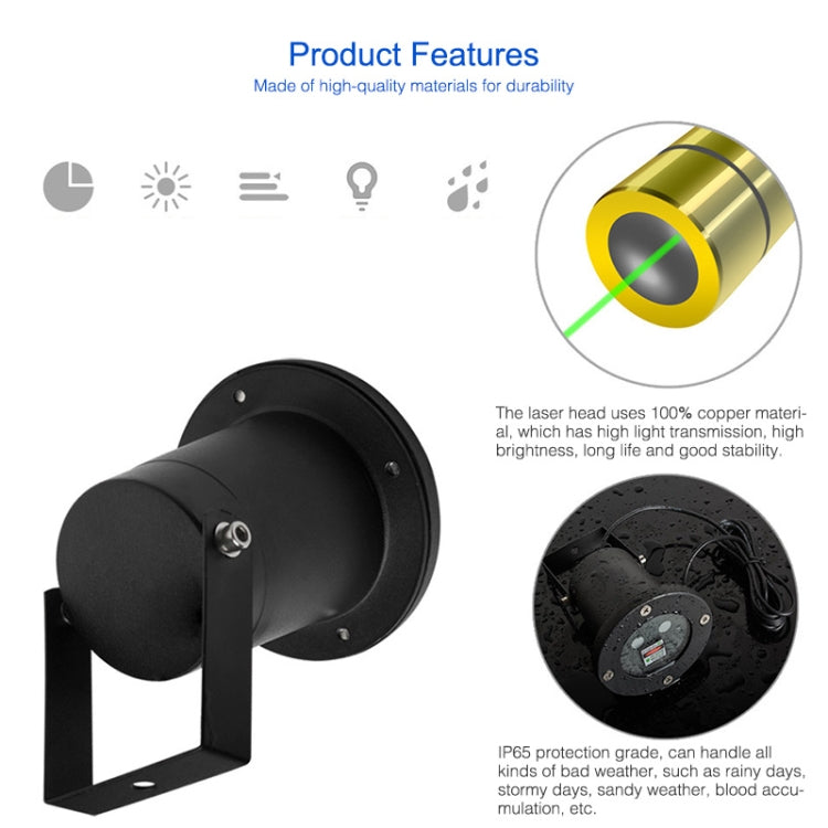 Rotatable USB Charging Projection Light Double Hole Laser Stage Light - Stage Lighting by PMc TechLife | Online Shopping South Africa | PMc TechLife | Buy Now Pay Later Mobicred