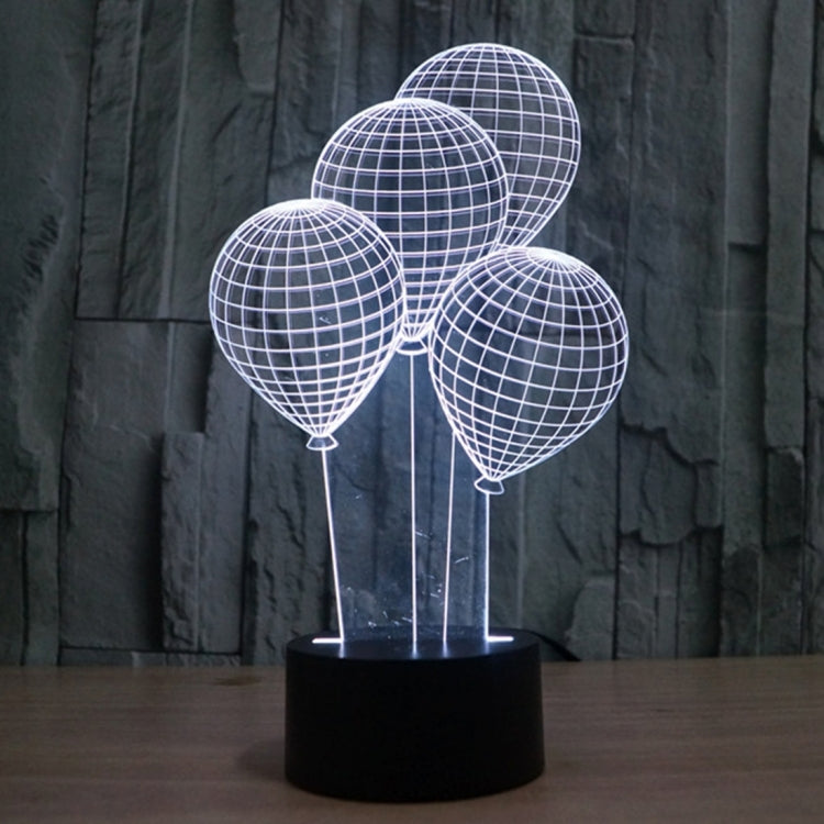 Balloon Style 3D Touch Switch Control LED Light , 7 Color Discoloration Creative Visual Stereo Lamp Desk Lamp Night Light - Novelty Lighting by PMC TechLife | Online Shopping South Africa | PMC TechLife | Buy Now Pay Later Mobicred