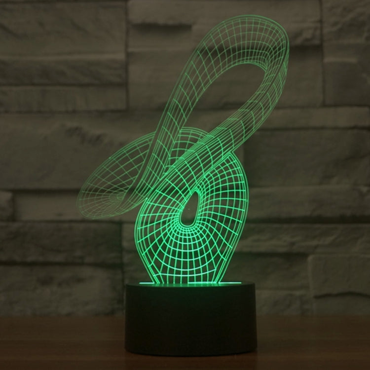 Abstract Style 3D Touch Switch Control LED Light , 7 Color Discoloration Creative Visual Stereo Lamp Desk Lamp Night Light - Novelty Lighting by PMC TechLife | Online Shopping South Africa | PMC TechLife | Buy Now Pay Later Mobicred