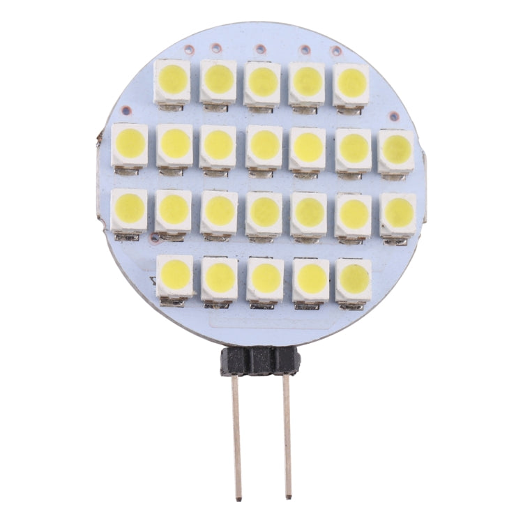 G4 24 LEDs SMD 3528 168LM 6000-6500K Stepless Dimming Energy Saving Light Pin Base Lamp Bulb, DC 12V(White Light) - LED Blubs & Tubes by PMC Jewellery | Online Shopping South Africa | PMC Jewellery