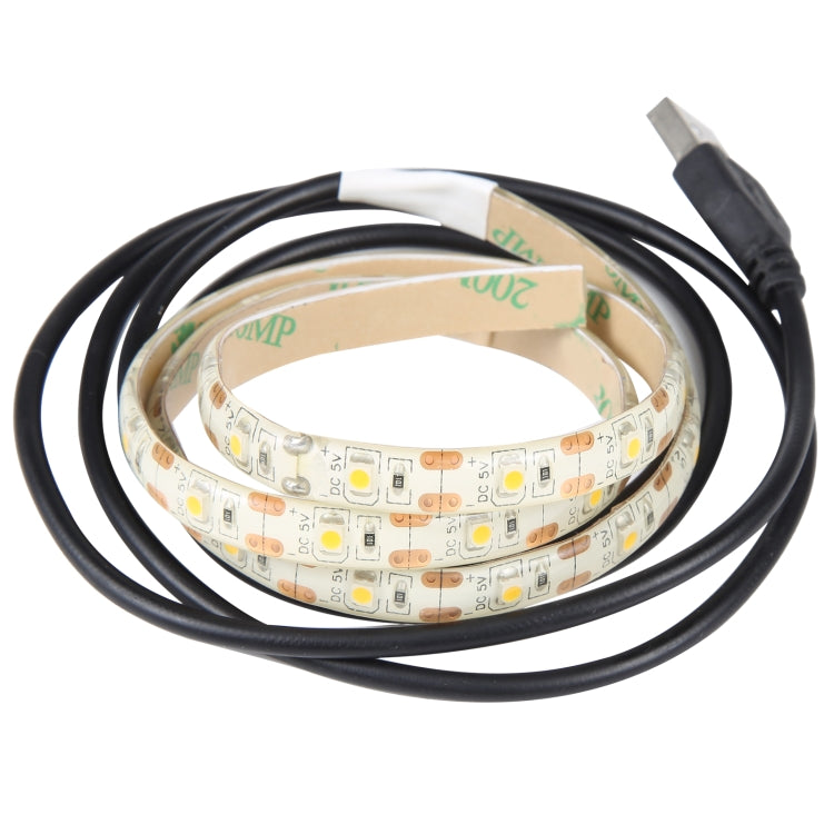 USB 2835 SMD LED Warm Light Waterproof Epoxy Rope Light, DC 5V, Length: 50cm - Epoxy Waterproof Light by PMC TechLife | Online Shopping South Africa | PMC TechLife | Buy Now Pay Later Mobicred