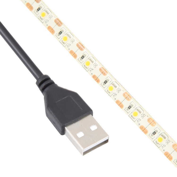 USB 2835 SMD LED Warm Light Waterproof Epoxy Rope Light, DC 5V, Length: 50cm - Epoxy Waterproof Light by PMC TechLife | Online Shopping South Africa | PMC TechLife | Buy Now Pay Later Mobicred