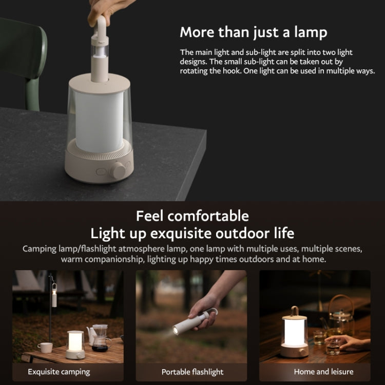 Original Xiaomi Mijia Separable Camping Light Flashlight 2 in 1 - free shipping - PMC TechLife - Order now!