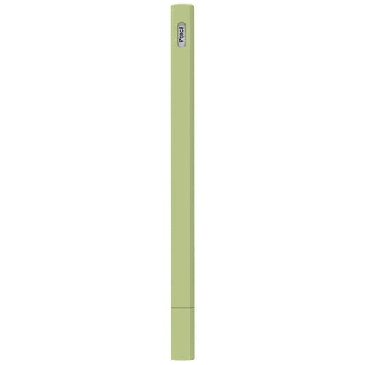 LOVE MEI For Apple Pencil 2 Triangle Shape Stylus Pen Silicone Protective Case Cover(Green) - Pencil Accessories by LOVE MEI | Online Shopping South Africa | PMC Jewellery | Buy Now Pay Later Mobicred