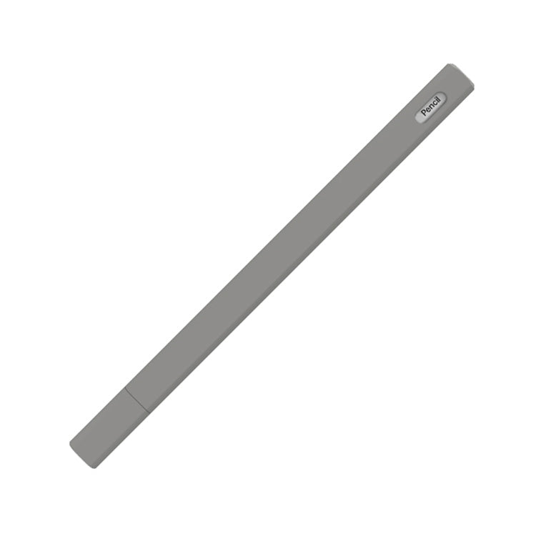 LOVE MEI For Apple Pencil 2 Triangle Shape Stylus Pen Silicone Protective Case Cover(Grey) - Pencil Accessories by LOVE MEI | Online Shopping South Africa | PMC Jewellery | Buy Now Pay Later Mobicred