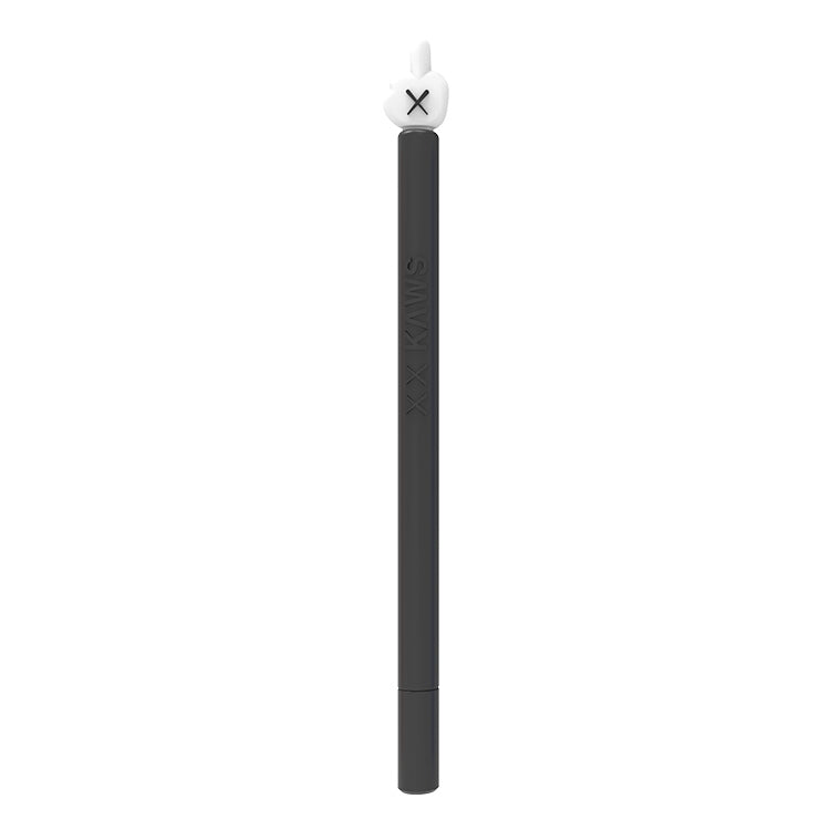 LOVE MEI For Apple Pencil 2 Middle Finger Shape Stylus Pen Silicone Protective Case Cover (Black) - Pencil Accessories by LOVE MEI | Online Shopping South Africa | PMC Jewellery