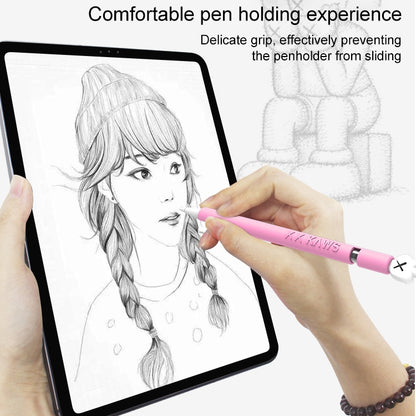 LOVE MEI For Apple Pencil 2 Middle Finger Shape Stylus Pen Silicone Protective Case Cover (Purple) - Pencil Accessories by LOVE MEI | Online Shopping South Africa | PMC Jewellery