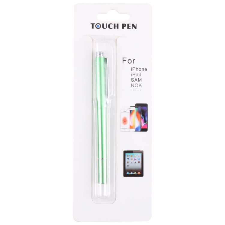 Universal Silicone Disc Nib Capacitive Stylus Pen (Green) - Stylus Pen by PMC TechLife | Online Shopping South Africa | PMC TechLife | Buy Now Pay Later Mobicred