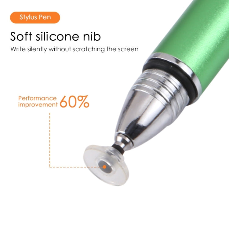 Universal Silicone Disc Nib Capacitive Stylus Pen (Green) - Stylus Pen by PMC TechLife | Online Shopping South Africa | PMC TechLife | Buy Now Pay Later Mobicred