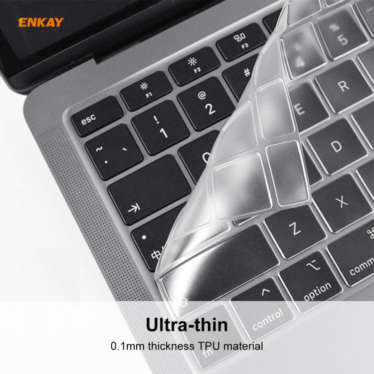 ENKAY TPU Keyboard Protector Cover for MacBook Air 13.3 inch A1932 (2018), EU Version - Keyboard Protector by ENKAY | Online Shopping South Africa | PMC Jewellery | Buy Now Pay Later Mobicred