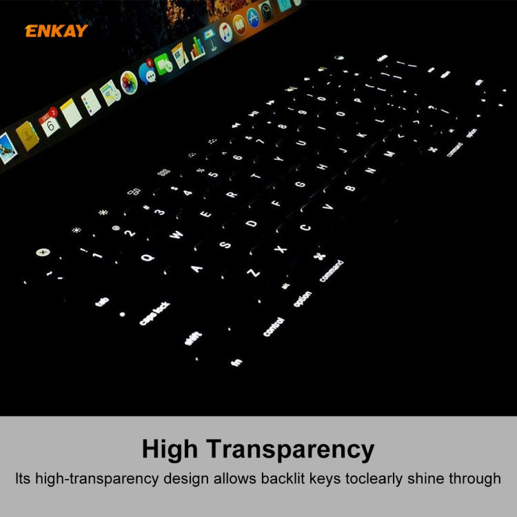 ENKAY TPU Keyboard Protector Cover for MacBook Air 13.3 inch A1932 (2018), EU Version - Keyboard Protector by ENKAY | Online Shopping South Africa | PMC Jewellery | Buy Now Pay Later Mobicred