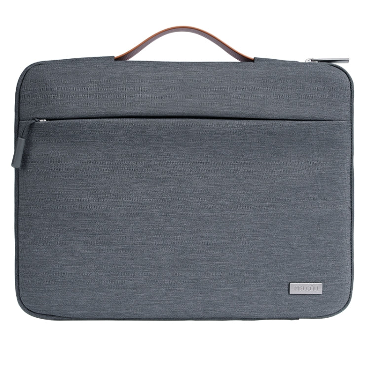 For 16 inch Laptop Zipper Waterproof  Handheld Sleeve Bag (Grey) - 13.3 inch by PMC TechLife | Online Shopping South Africa | PMC TechLife | Buy Now Pay Later Mobicred