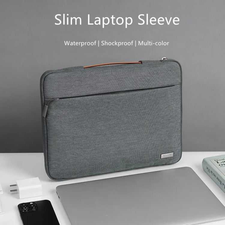 For 16 inch Laptop Zipper Waterproof  Handheld Sleeve Bag (Black) - 13.3 inch by PMC TechLife | Online Shopping South Africa | PMC TechLife | Buy Now Pay Later Mobicred