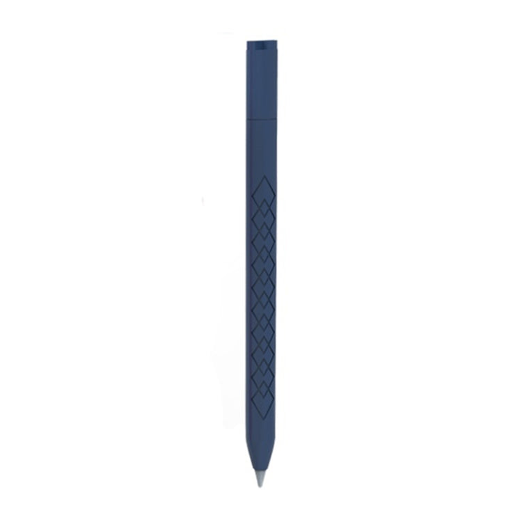 For Apple Pencil (USB-C) Diamond Pattern Silicone Stylus Pen Protective Case (Midnight Blue) - Pencil Accessories by PMC Jewellery | Online Shopping South Africa | PMC Jewellery | Buy Now Pay Later Mobicred