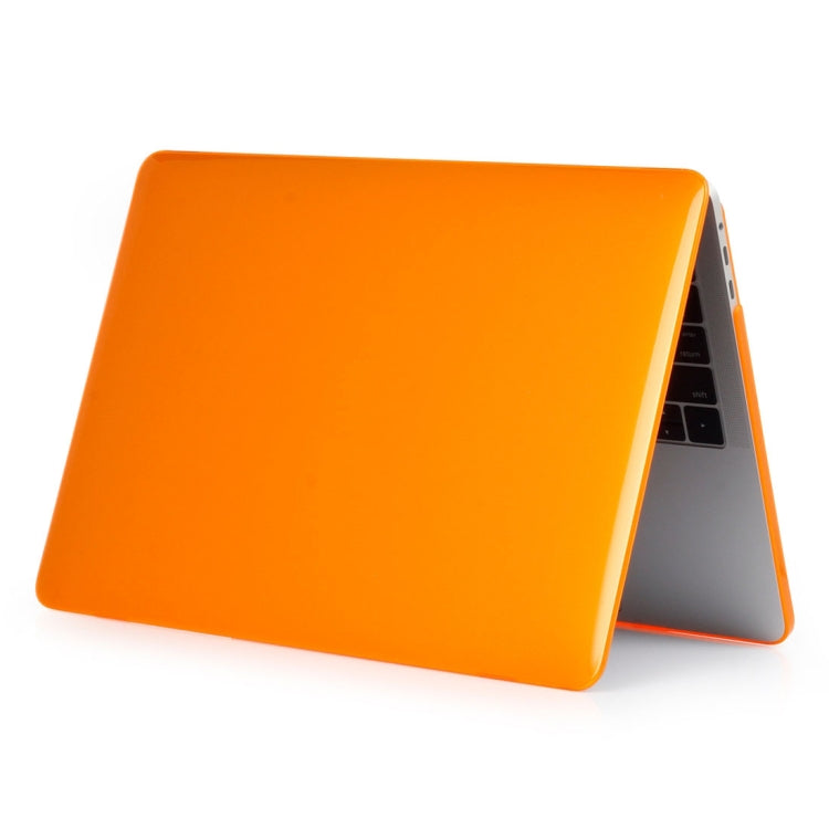 ENKAY Hat-Prince 2 in 1 Crystal Hard Shell Plastic Protective Case + Europe Version Ultra-thin TPU Keyboard Protector Cover for 2016 MacBook Pro 13.3 Inch with Touch Bar (A1706) (Orange) - MacBook Pro Cases by ENKAY | Online Shopping South Africa | PMC Jewellery | Buy Now Pay Later Mobicred