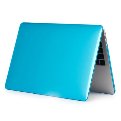 ENKAY Hat-Prince 2 in 1 Crystal Hard Shell Plastic Protective Case + Europe Version Ultra-thin TPU Keyboard Protector Cover for 2016 MacBook Pro 15.4 Inch with Touch Bar (A1707) (Baby Blue) - MacBook Pro Cases by ENKAY | Online Shopping South Africa | PMC Jewellery | Buy Now Pay Later Mobicred