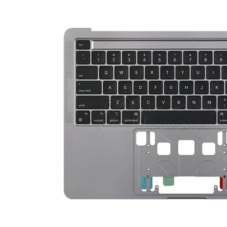 For Macbook Pro 13 inch 2021 A2338 C-side Cover + US Edition Key Board (Grey) - Bottom Cover by PMC TechLife | Online Shopping South Africa | PMC TechLife