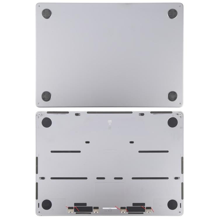 For MacBook Air 13.6 inch A3113 2024 EMC8611 Computer Case Bottom Cover (Grey) - Bottom Cover by PMc TechLife | Online Shopping South Africa | PMc TechLife | Buy Now Pay Later Mobicred