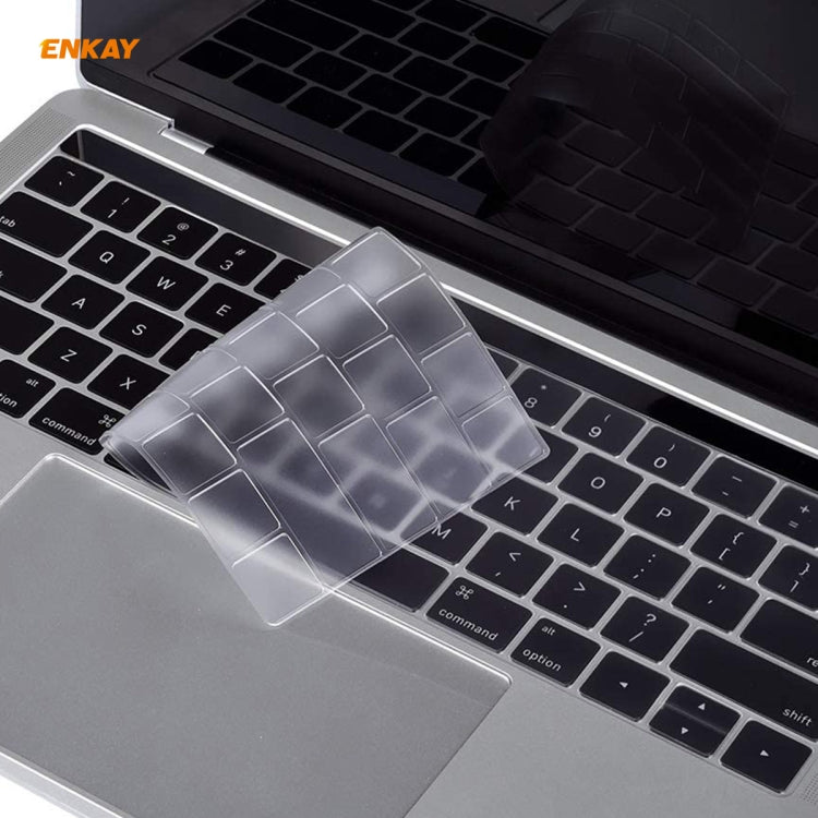 ENKAY TPU Keyboard Protector Cover for MacBook Pro 13.3 inch A1706 / A1989 / A2159 & Pro 15.4 inch A1707 / A1990 (withTouch Bar) , US Version - Keyboard Protector by ENKAY | Online Shopping South Africa | PMC Jewellery | Buy Now Pay Later Mobicred