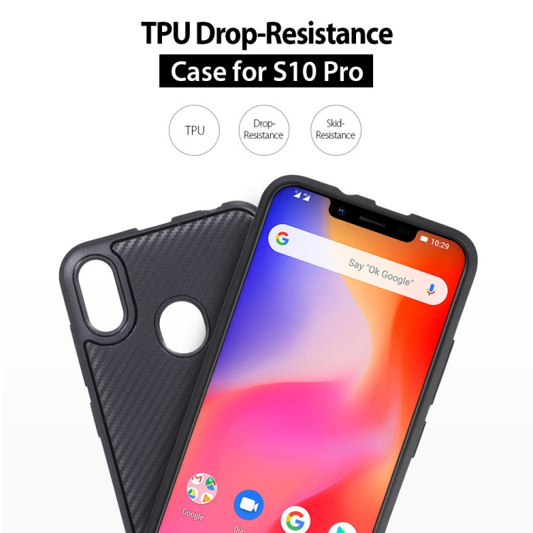 Carbon Fiber Texture TPU Protective Case for Ulefone S10 Pro (Black) - Ulefone Cases by PMC Jewellery | Online Shopping South Africa | PMC Jewellery | Buy Now Pay Later Mobicred