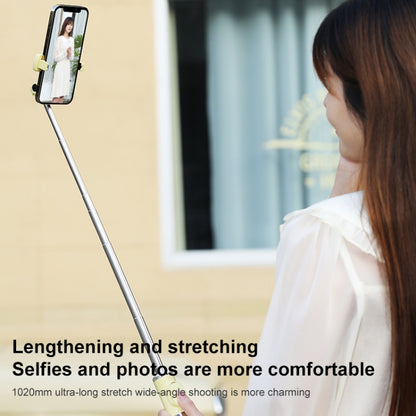 Bluetooth Remote Control Tripod Selfie Stick (Yellow) - Selfie Light by PMC Jewellery | Online Shopping South Africa | PMC Jewellery | Buy Now Pay Later Mobicred