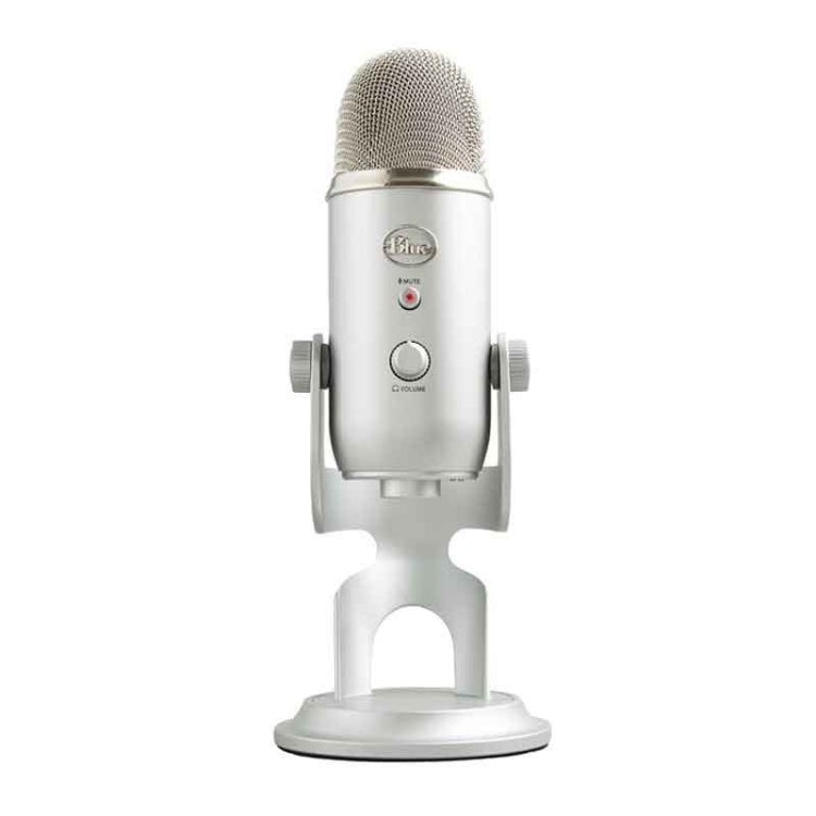 Logitech Blue Yeti USB Condenser Microphone(Silver) - Microphone by Logitech | Online Shopping South Africa | PMC Jewellery | Buy Now Pay Later Mobicred