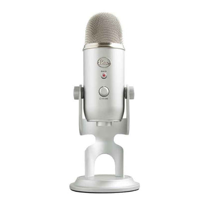 Logitech Blue Yeti USB Condenser Microphone(Silver) - Microphone by Logitech | Online Shopping South Africa | PMC Jewellery | Buy Now Pay Later Mobicred