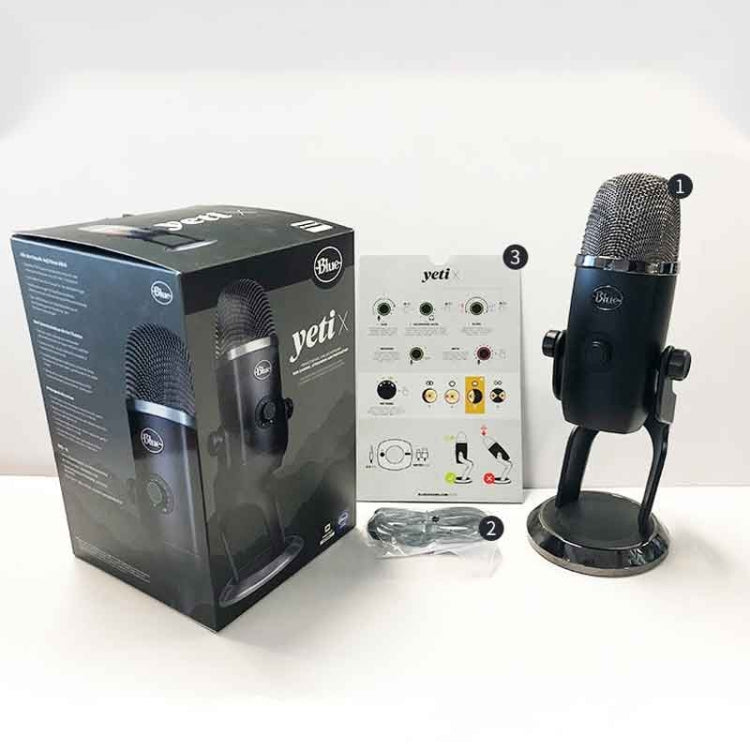 Logitech Blue Yeti X Condenser USB Recording Live Broadcast Microphone (Black) - Microphone by Logitech | Online Shopping South Africa | PMc TechLife | Buy Now Pay Later Mobicred