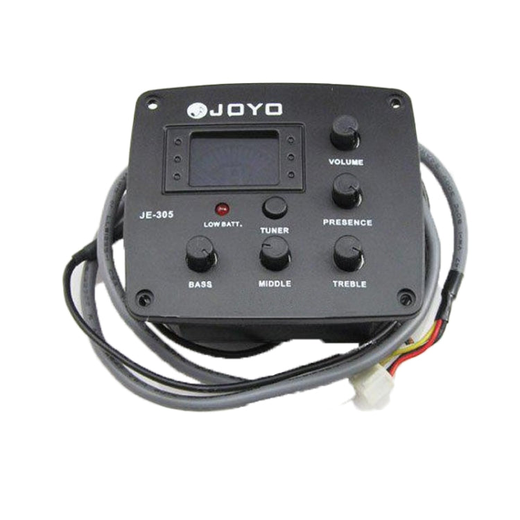 JOYO JE-305 Guitar Pickup 4-Band EQ Preamp Tuner Pickup Equalizer with Tuning Function (Black) - Stringed Instruments Accessories by JOYO | Online Shopping South Africa | PMC Jewellery | Buy Now Pay Later Mobicred