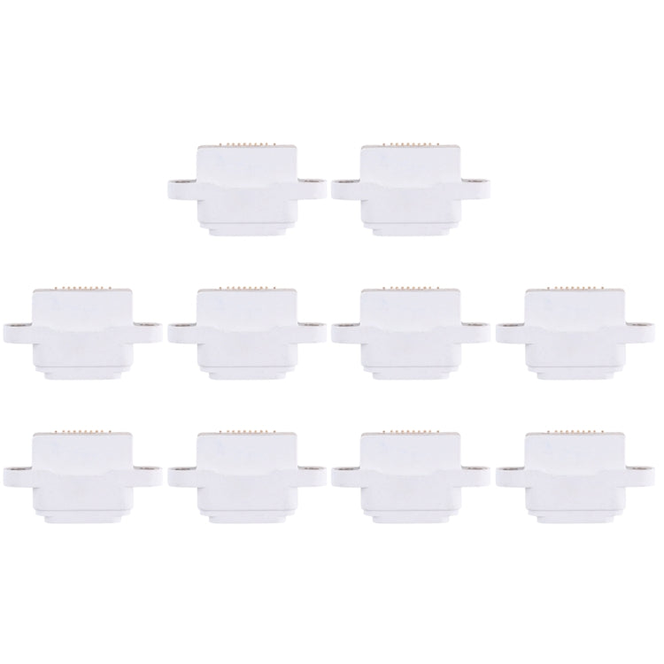 10 PCS Charging Port Connector for iPad mini / mini 2 / mini 3(White) - iPad mini 3 (2014) by PMc TechLife | Online Shopping South Africa | PMc TechLife | Buy Now Pay Later Mobicred