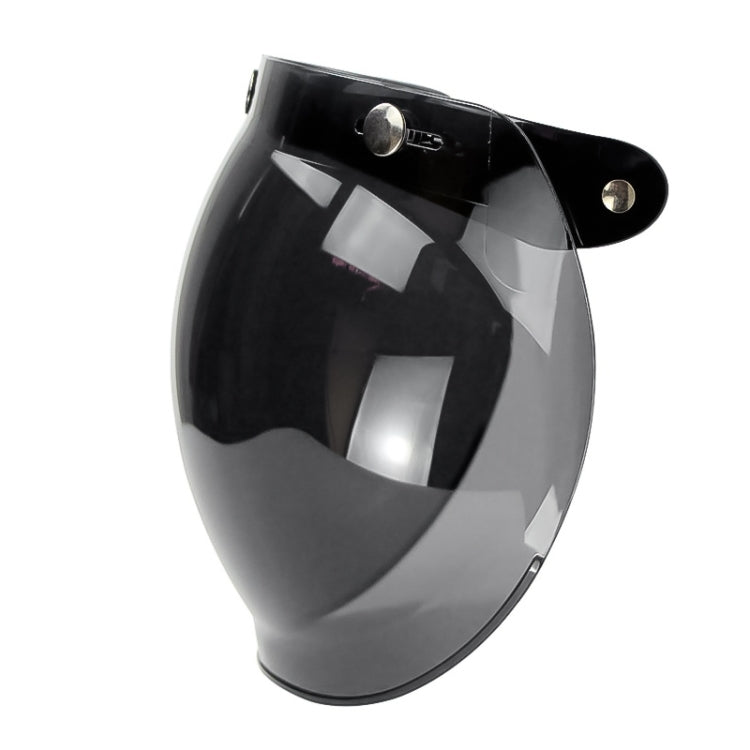 Soman Motorcycle Bubble Visor Open Face Helmet Visor Helmet Windshield Shield with Transparent Frame(Light Smoke) - free shipping - PMC TechLife - Order now!