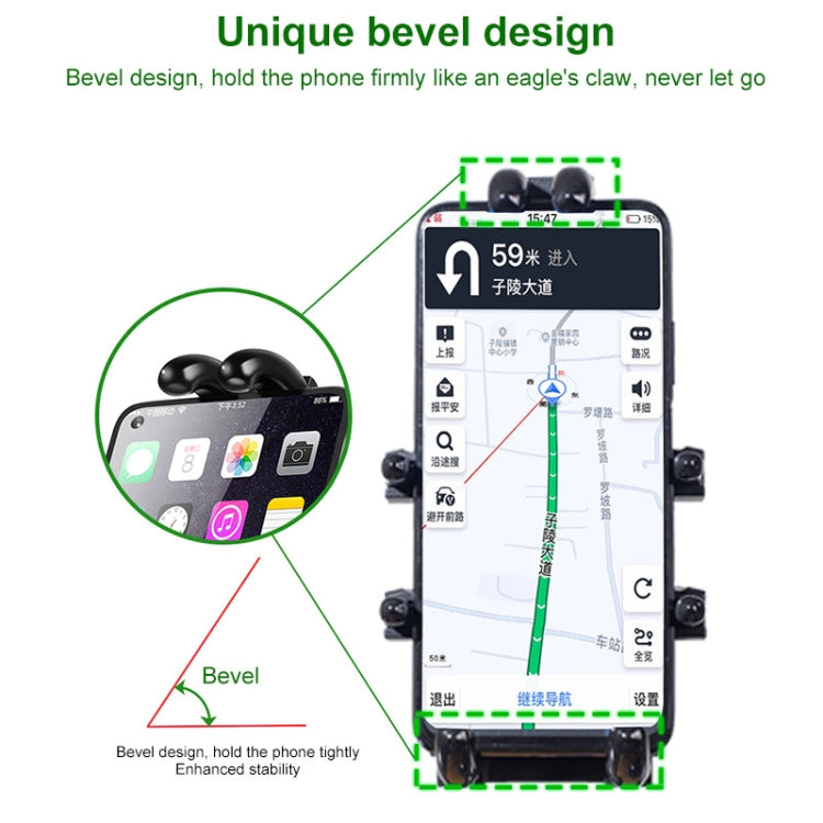 M8 Bolt Ball-Head Motorcycle Multi-function Eight-jaw Aluminum Phone Navigation Holder Bracket - Holder by PMC TechLife | Online Shopping South Africa | PMC TechLife | Buy Now Pay Later Mobicred