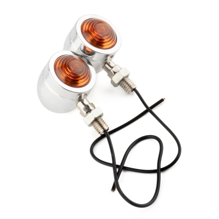 1 Pair KC801 12V Modified Universal Motorcycle LED Turn Signal (Silver) - Turn Signal by PMC TechLife | Online Shopping South Africa | PMC TechLife