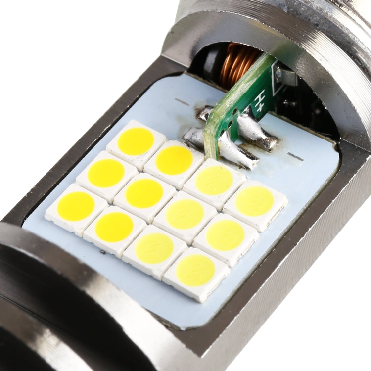 H4 DC12V / 7.4W Motorcycle LED Headlight with 24LEDs SMD-3030 Lamp Beads (Yellow + White) - free shipping - PMC TechLife - Order now!