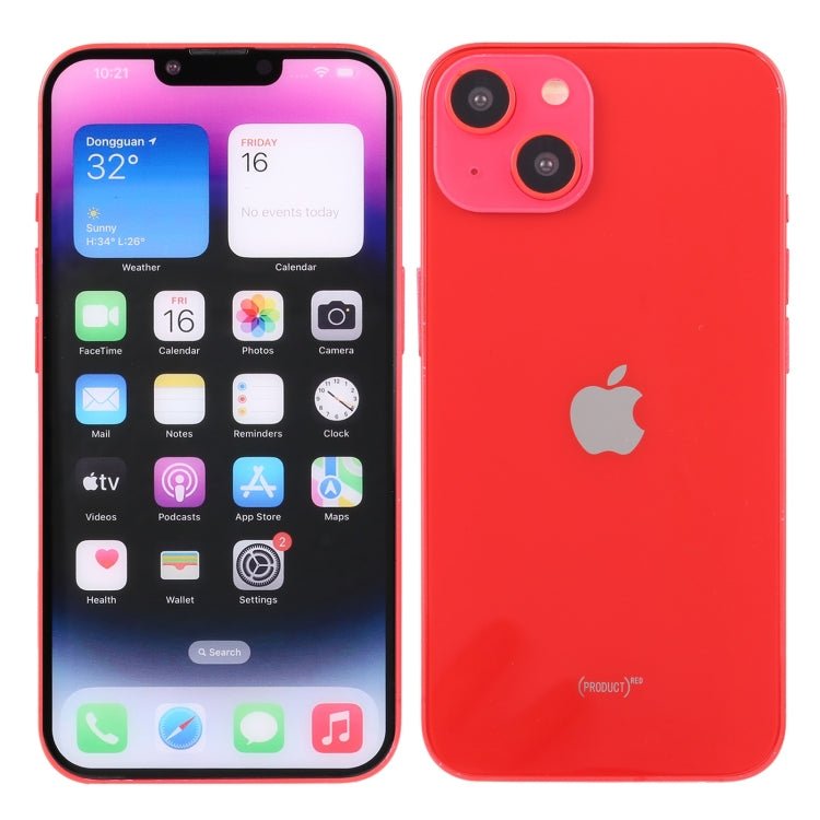 For iPhone 14 Color Screen Non-Working Fake Dummy Display Model(Red) - For iPhone & iPad by PMC TechLife | Online Shopping South Africa | PMC TechLife