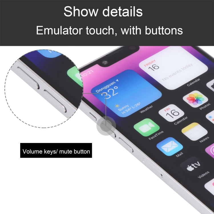 For iPhone 14 Color Screen Non-Working Fake Dummy Display Model(Starlight) - For iPhone & iPad by PMC TechLife | Online Shopping South Africa | PMC TechLife
