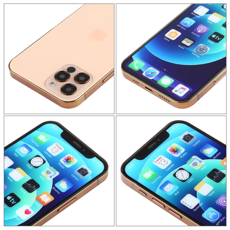 For iPhone 12 Pro Max Color Screen Non-Working Fake Dummy Display Model (Gold) - free shipping - PMC Jewellery - Order now!